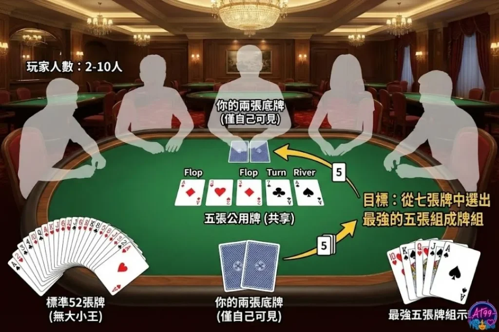 德州撲克玩法