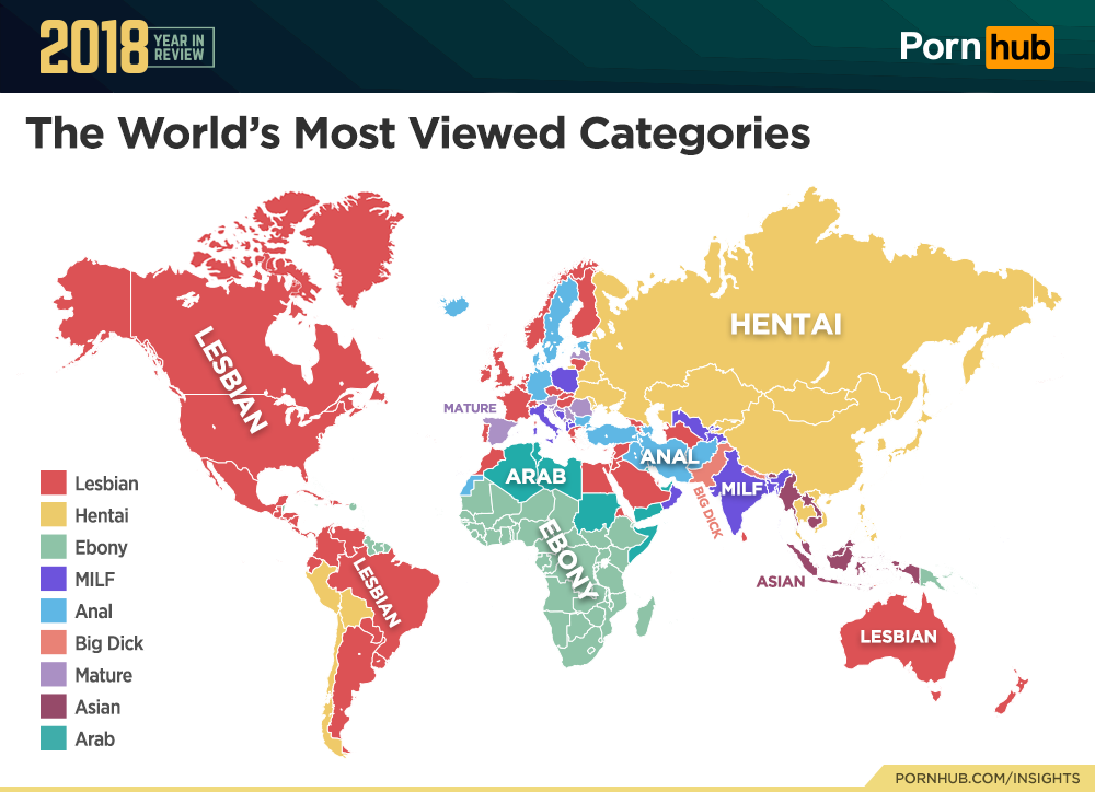 Pornhub 2018 流量回顧分析公布了!所以今年最讓大家感「性趣」的是……?性愛GQ瀟灑男人網