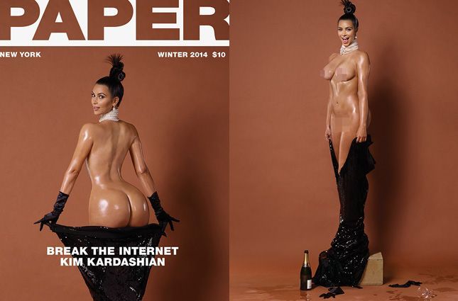 「豐臀金」金卡達夏Kim Kardashian全裸登封面惹話題!盤點歷年雜誌性感全裸封面女郎GQ女人GQ瀟灑男人網