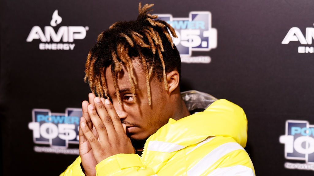 NEWARK NJ OCTOBER 28 Rapper Juice Wrld attends Power105.1's Powerhouse 2018 at Prudential Center on October 28 2018 in...