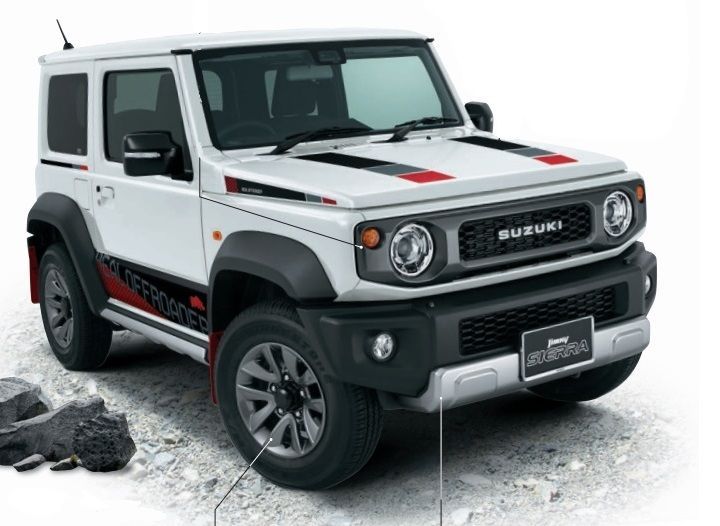 Suzuki Japan 發布最新的 Suzuki Jimny 的車身貼花!