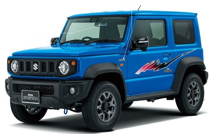Suzuki Japan 發布最新的 Suzuki Jimny 的車身貼花!