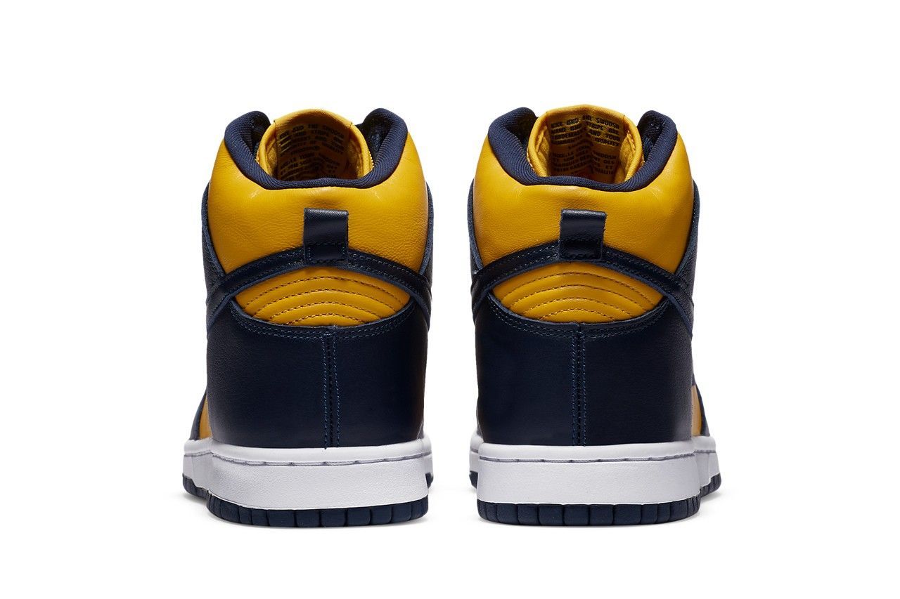 又一經典配色強勢回歸!Nike Dunk High「Michigan」將在下週迎來正式發售!