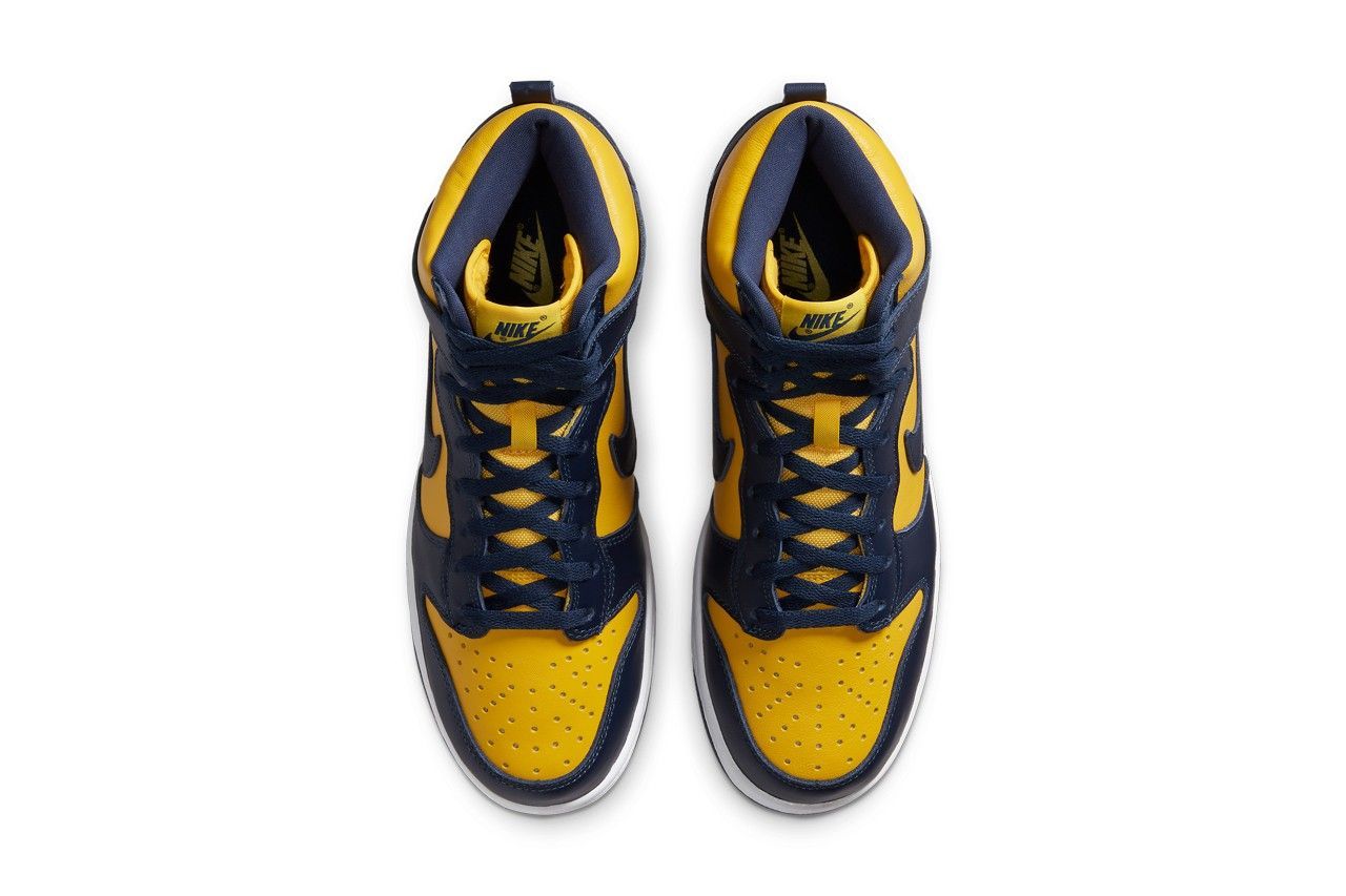 又一經典配色強勢回歸!Nike Dunk High「Michigan」將在下週迎來正式發售!