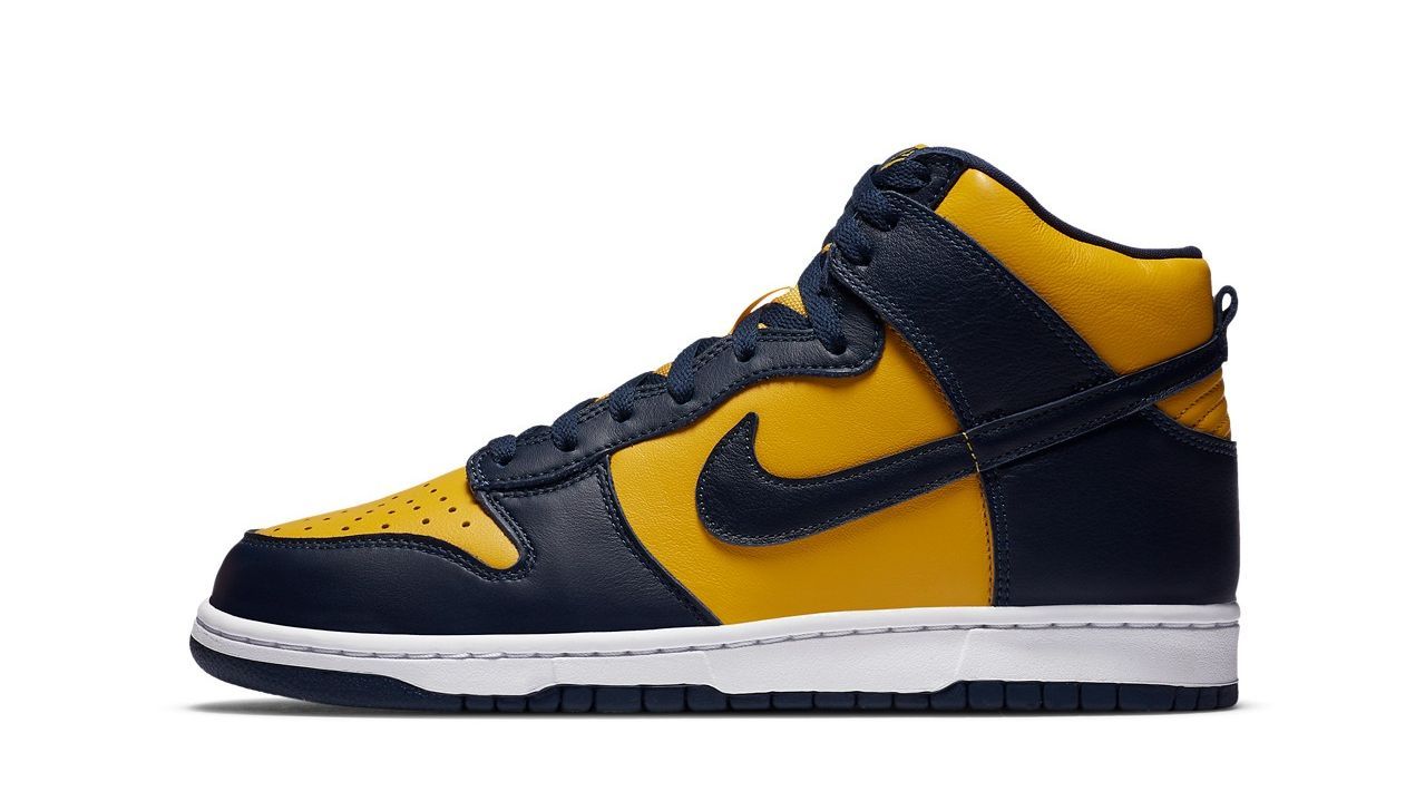 又一經典配色強勢回歸!Nike Dunk High「Michigan」將在下週迎來正式發售!