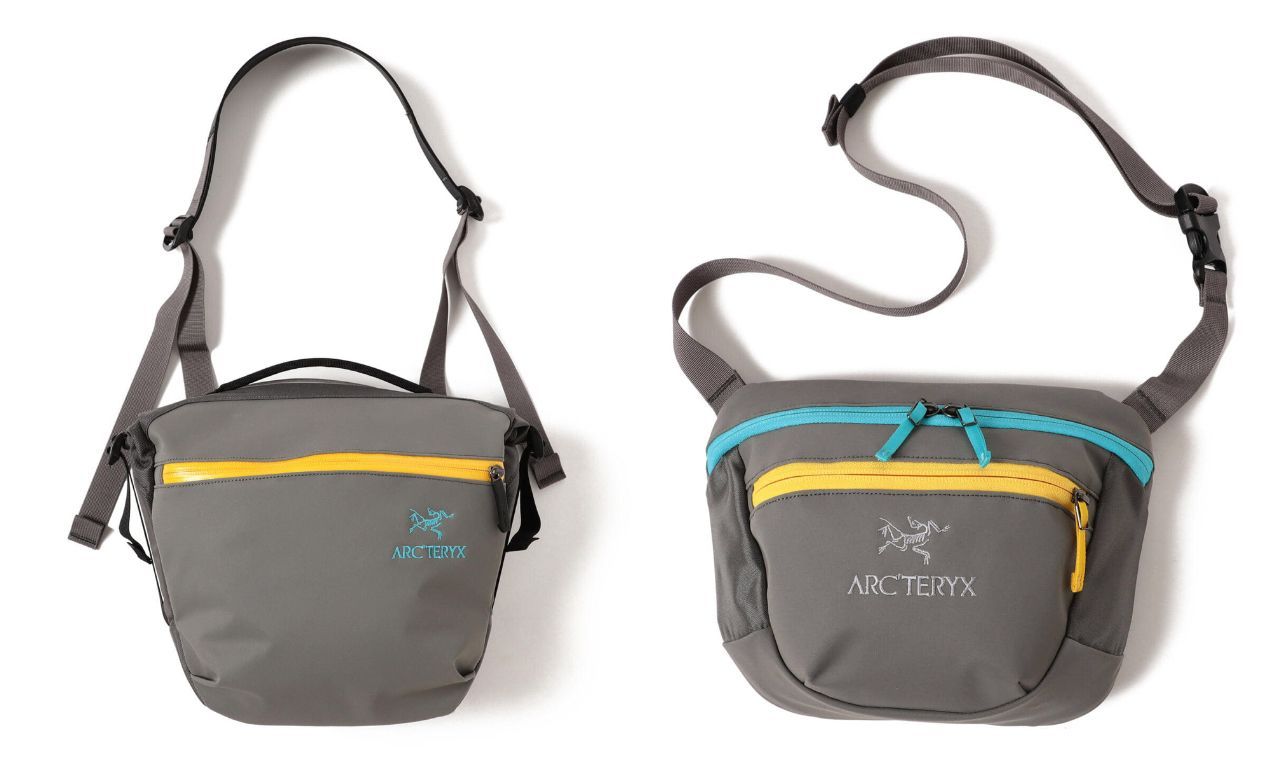 (左)ARCTERYX × BEAMS BOY Arro 8 Shoulder Bag,建議售價 ¥14300(約合台幣 NT3800)(右)ARCTERYX × BEAMS BOY Arro Waistpack,建議售價...