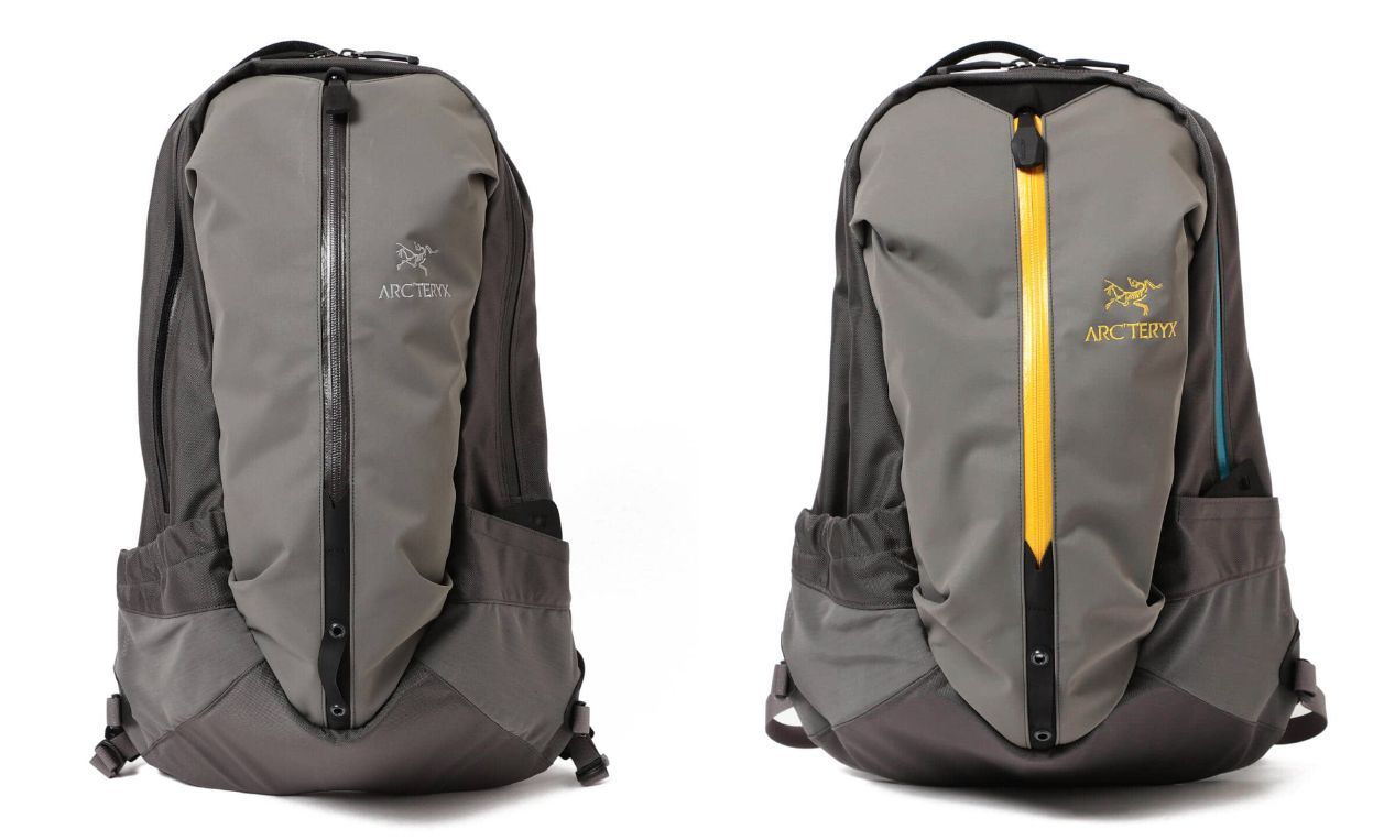 (左)ARCTERYX × BEAMS Arro 22 Backpack,建議售價 ¥31350(約合台幣 NT8400)(右)ARCTERYX × BEAMS BOY ARRO16 Backpack,建議售價 ¥28050(約合台幣...