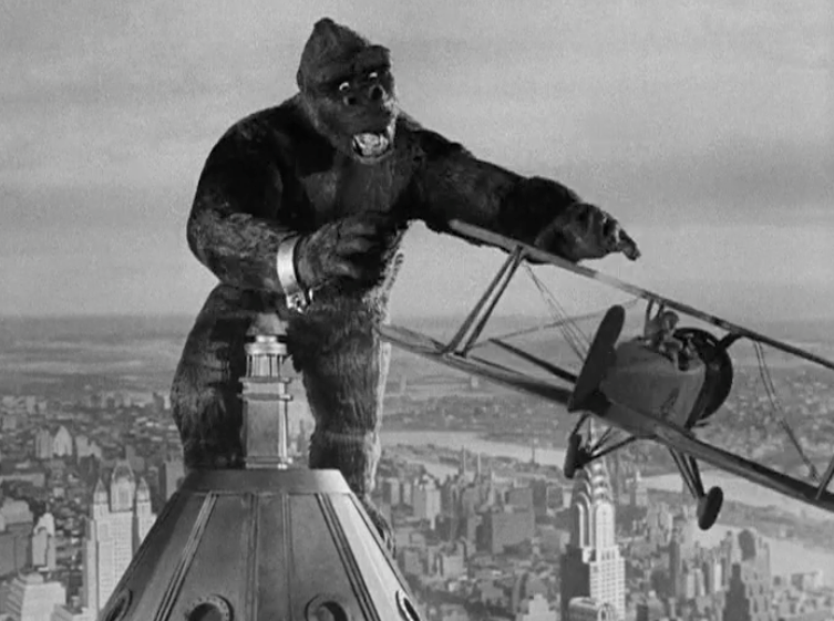 1933 年第一部《金剛 King Kong》電影。
