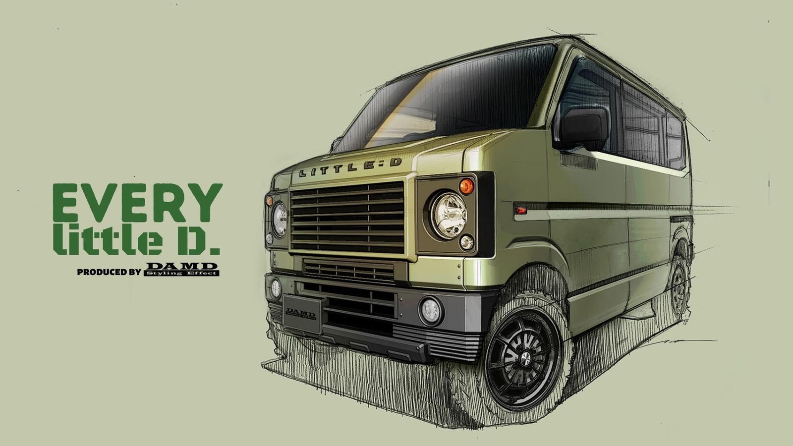 「迷你版」 Land Rover?日本改裝廠 DAMD 提供 Suzuki Every 特殊組件,一秒變身 Defender