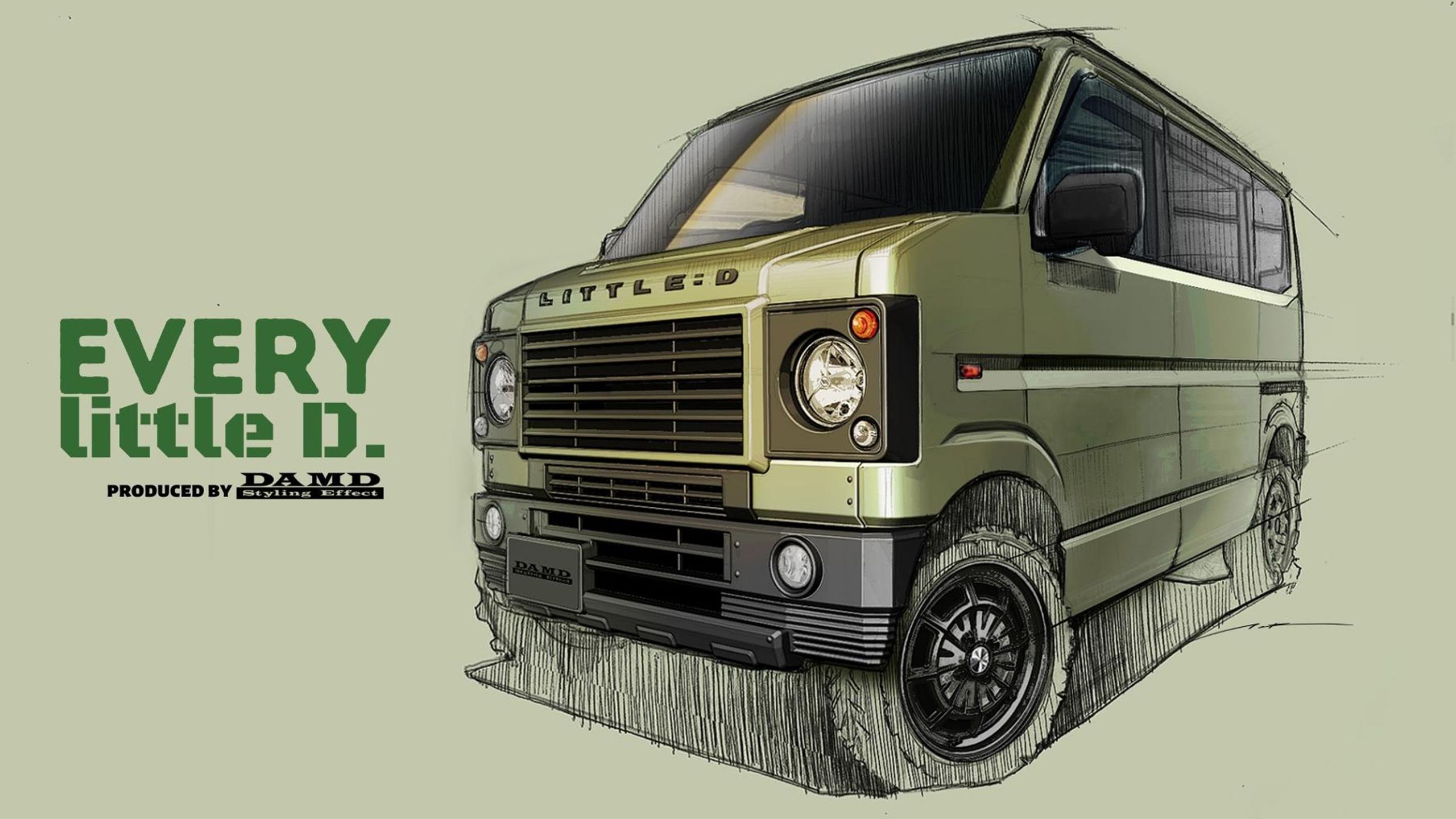 「迷你版」 Land Rover?日本改裝廠 DAMD 提供 Suzuki Every 特殊組件,一秒變身 Defender