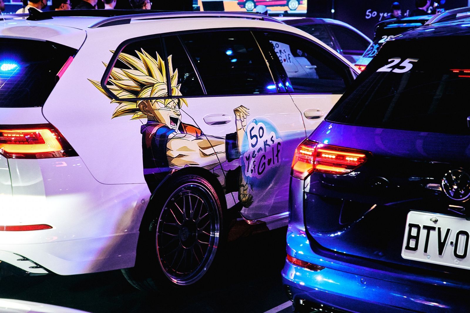 現場熱鬧非凡,也有不少特殊塗裝的 Golf 車主前來共襄盛舉