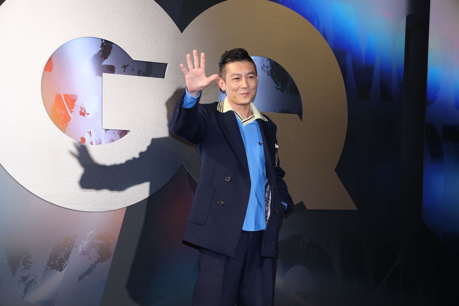 TAIPEI CHINA NOVEMBER 20 Actor Edison Chen Koonhei poses on the red carpet of GQ Men of the Year 2023 on November 20...