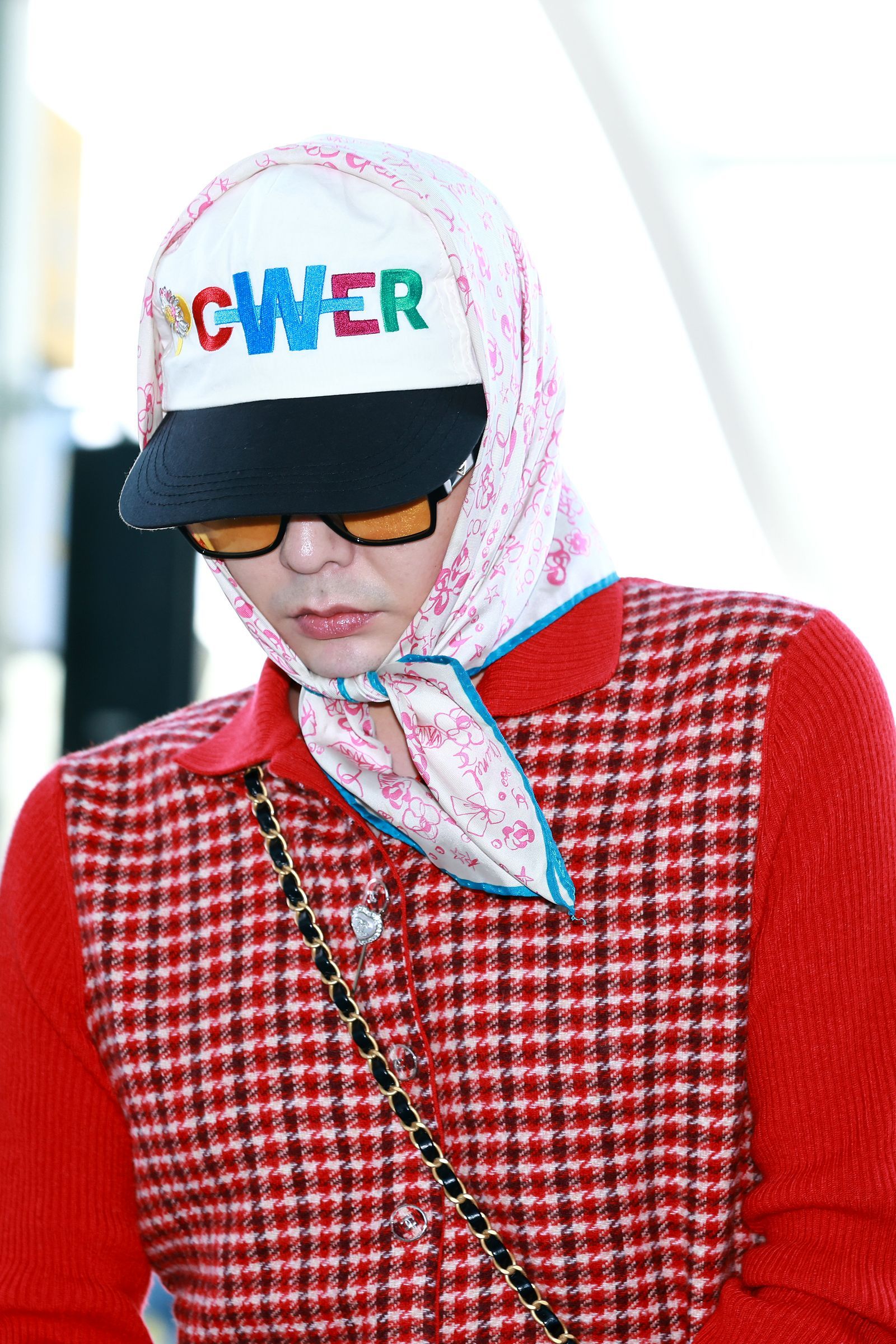 INCHEON SOUTH KOREA NOVEMBER 04 GDragon of BigBang is seen at Incheon International Airport on November 04 2024 in...