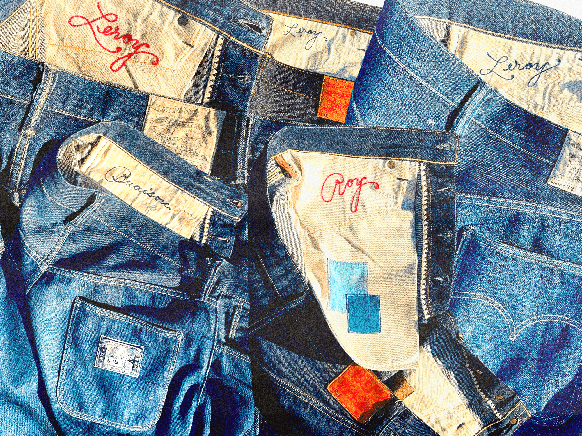 Image may contain Clothing Pants and Jeans