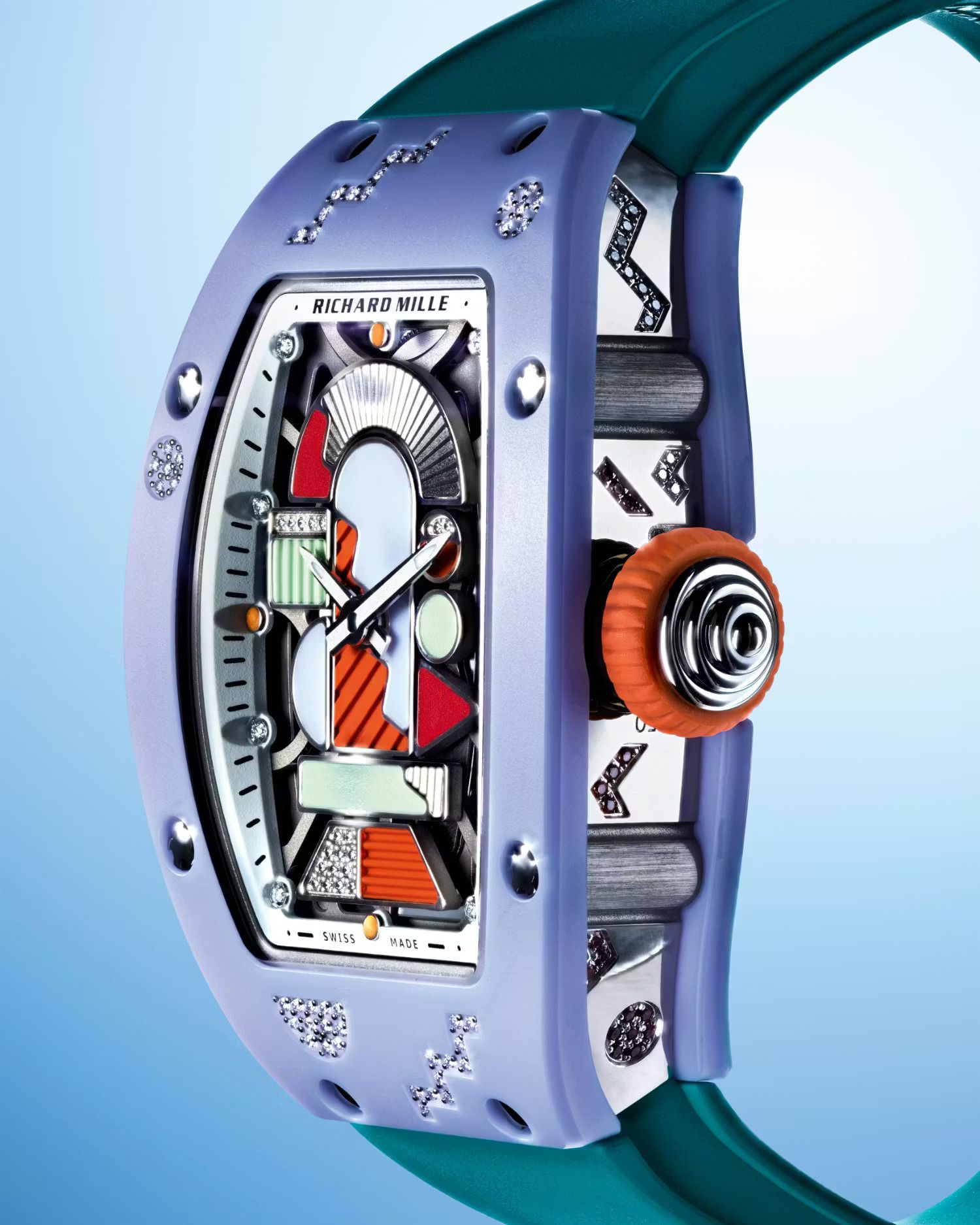 Richard Mille 彩色陶瓷系列最終章!RM 0701大玩幾何撞色,濃縮 80 年代曼非斯風格