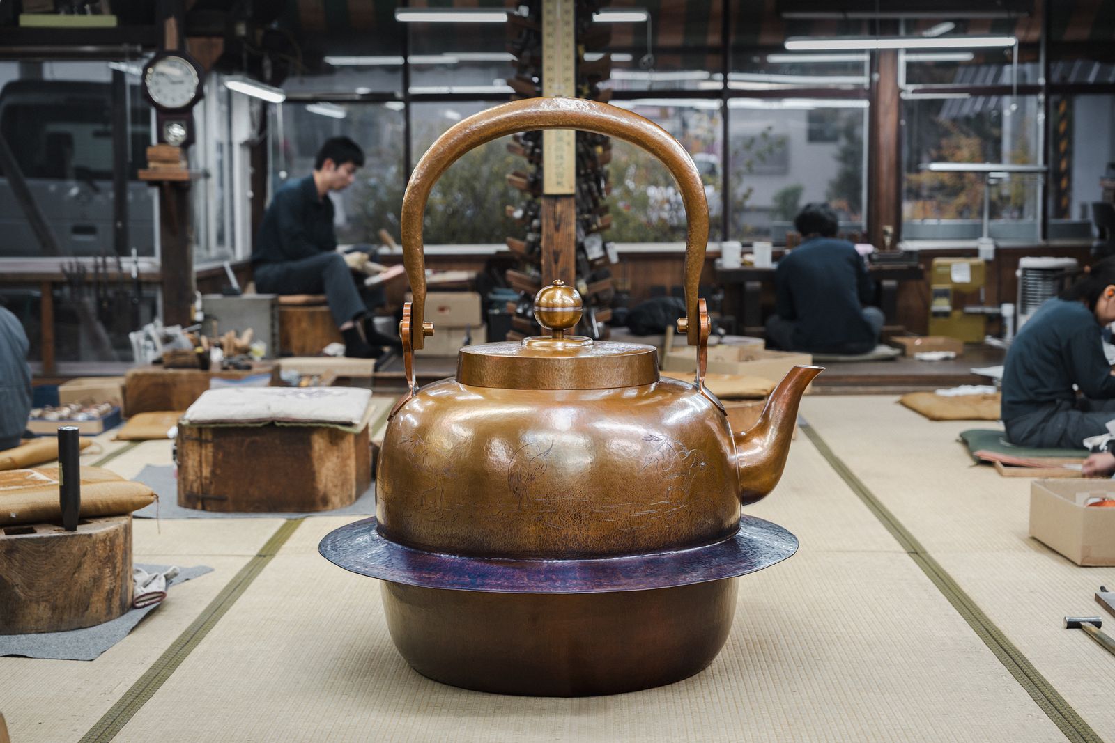 玉川堂「鍔薬罐」。(圖片提供/燕三条工業與工藝文化交流展;元本沅顧問)