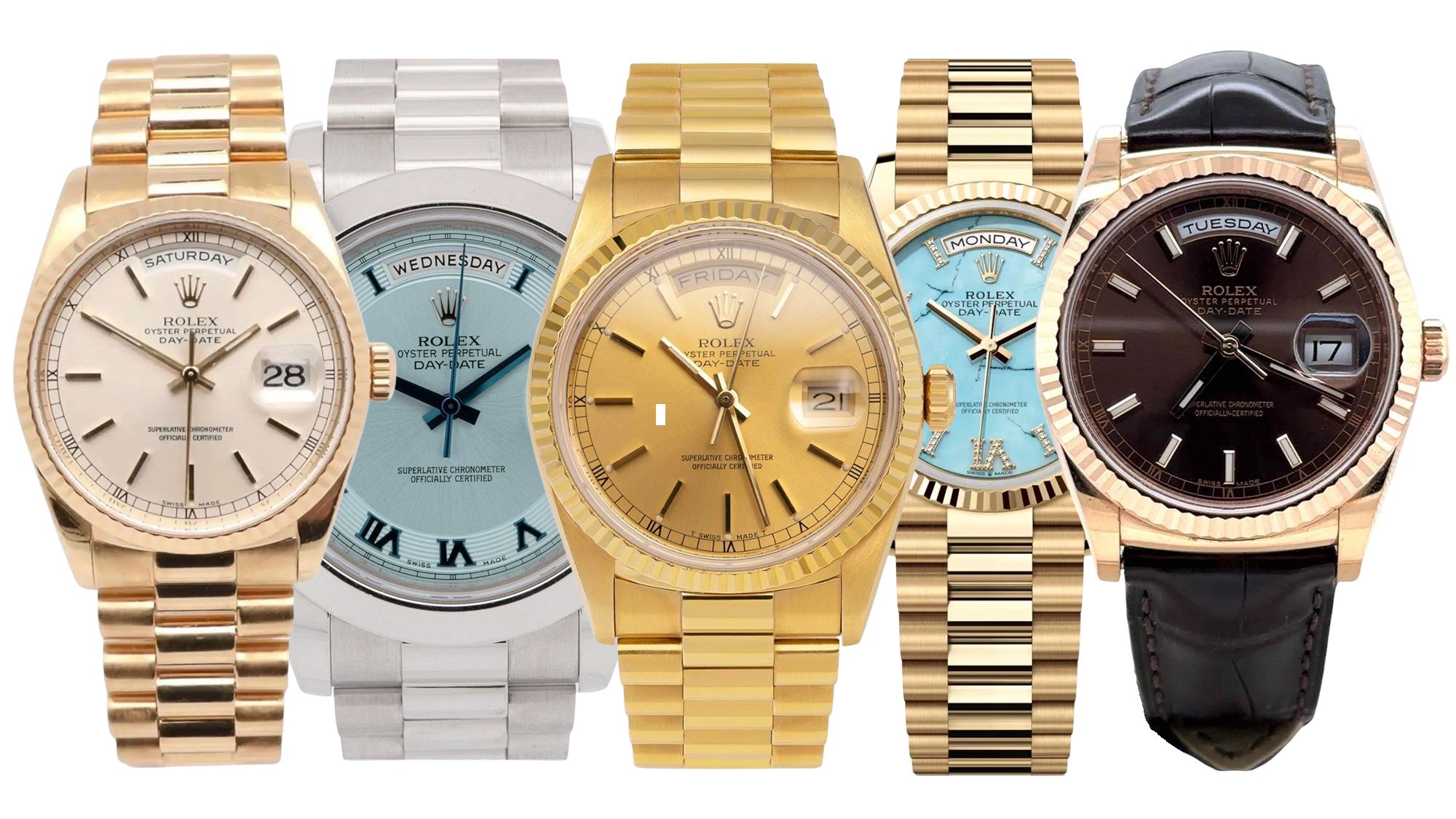 5 of the raddest Rolex DayDate watches available in 2026.