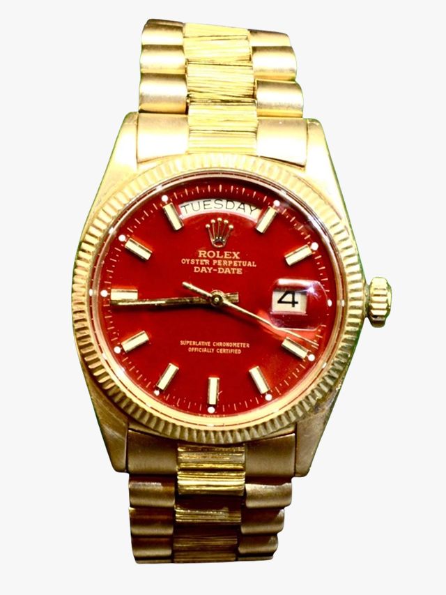 Image may contain Wristwatch Arm Body Part and Person