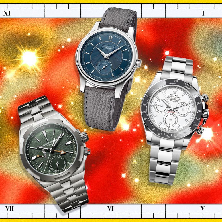 Image may contain: Wristwatch, Arm, Body Part, and Person