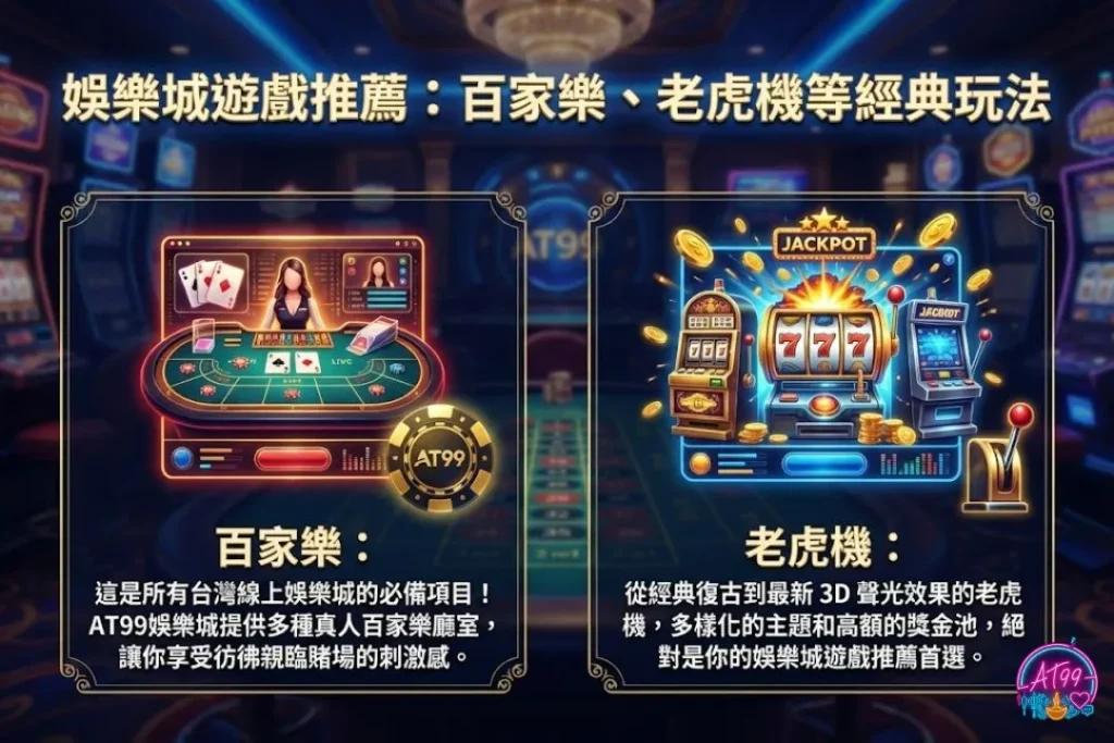 【台灣線上娛樂城推薦】AT99穩坐娛樂城排名,遊戲玩法最多元! 3